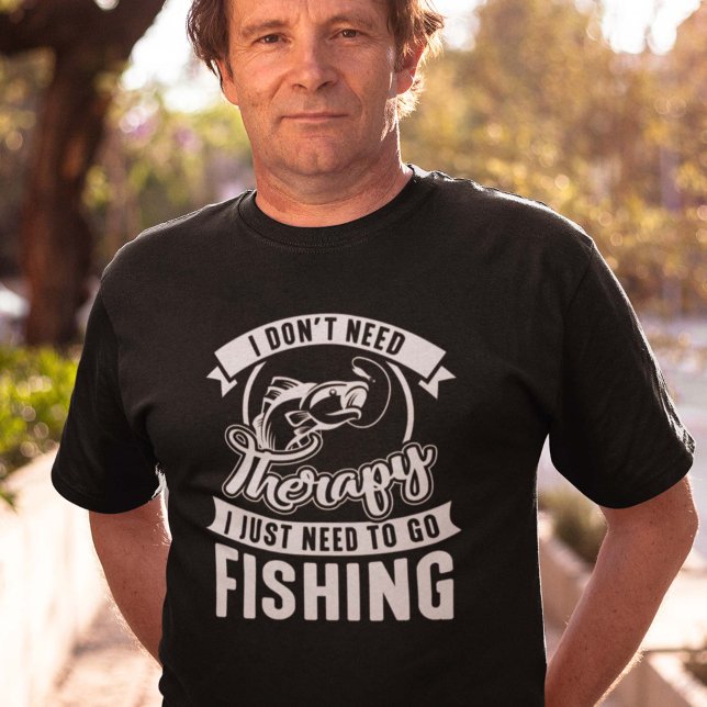 Therapy Fishing T-Shirt (Creator Uploaded)