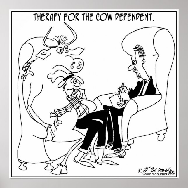 Therapy For The Cow Dependent Poster (Front)