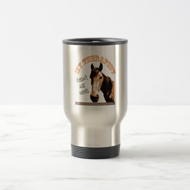 Therapy Horse Travel Mug (Center)