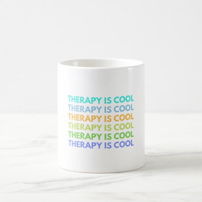 Therapy Is Cool  Coffee Mug (Center)