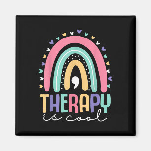 Therapy Is Cool Mental Health S Awareness Rainbow Magnet