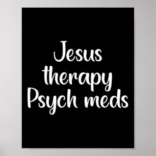 Therapy Psych Meds - Christian Mental Health  Poster