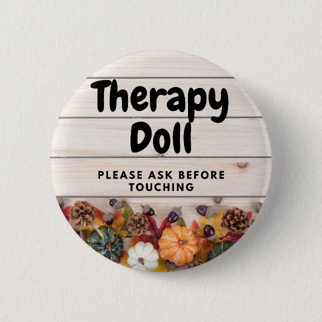 Therapy Reborn Button Please Ask Before Touching (Front)