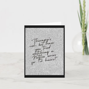 Therapy’s Cool Card