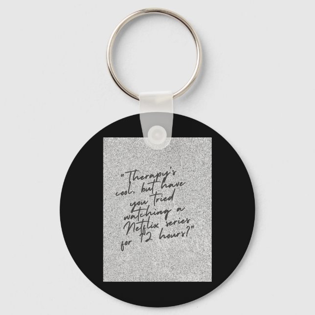 Therapy’s Cool  Key Ring (Front)