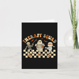 Therapy Squad Halloween Speech Physical Card