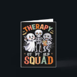 Therapy Squad Retro Ot Pt Team Cute Funny Hallowee Card<br><div class="desc">Therapy Squad Retro Ot Pt Team Cute Funny Halloween Physical</div>
