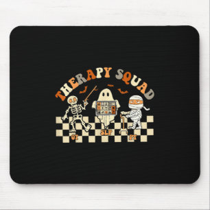 Therapy Squad Slp Ot Pt Ghost Halloween Nurse Cost Mouse Pad