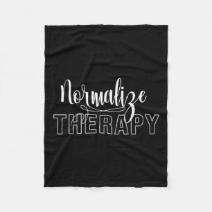 Therapy Statement Support Mental Health Problems  Fleece Blanket