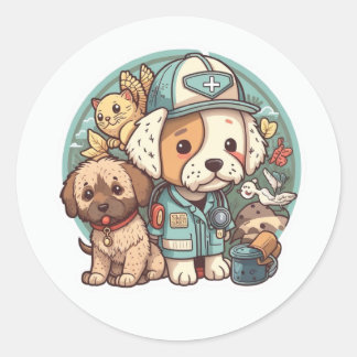 Therapy Tails: Therapy Dog Sticker