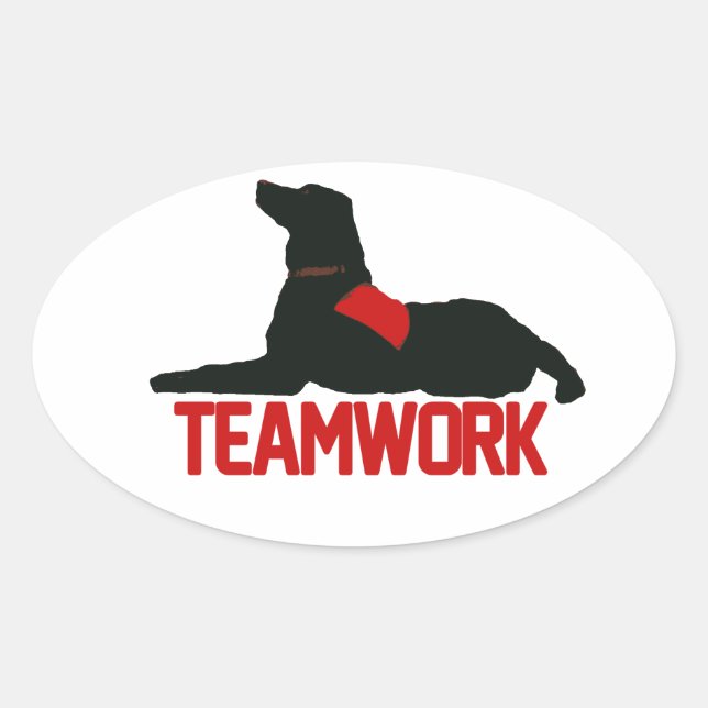 (Therapy) Teamwork Red Stickers (Front)