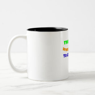THERAPY: WHERE I PAY TO CRY AND VENT Two-Tone COFFEE MUG