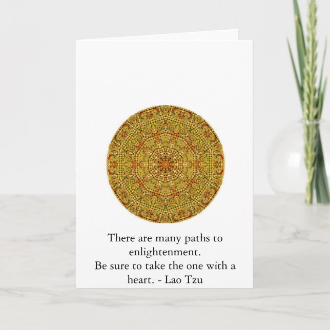 There are many paths to enlightenment............. card (Front)