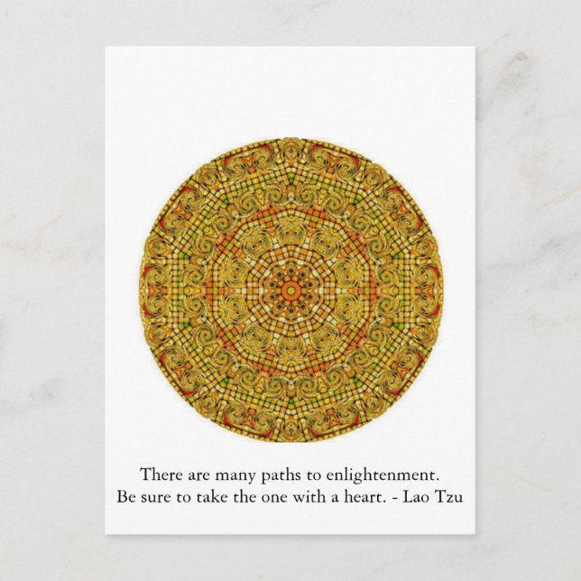 There are many paths to enlightenment............. postcard (Front)