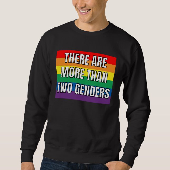 There Are More Than Two Genders Sweatshirt (Front)