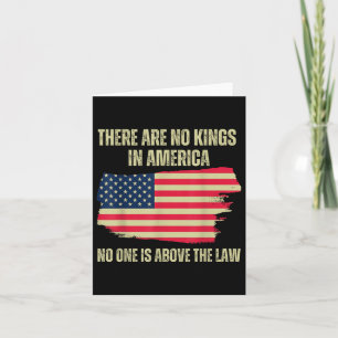 There Are No Kings In America, 2024 Us Flag Card