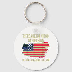 There Are No Kings In America, 2024 Us Flag  Key Ring