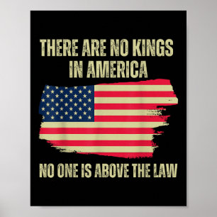 There Are No Kings In America, 2024 Us Flag Poster