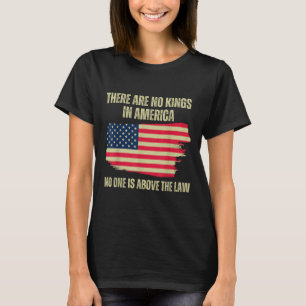 There Are No Kings In America, 2024 Us Flag T-Shirt