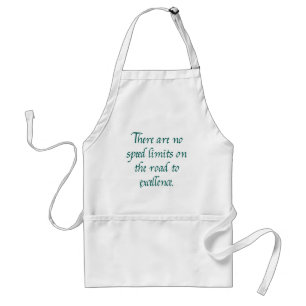 There are no speed limits standard apron