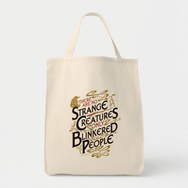 There Are No Strange Creatures Tote Bag (Front)