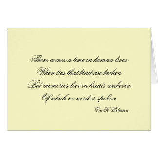 There comes a time...