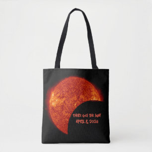 There goes the Sun - Double-Sided Eclipse Tote Bag