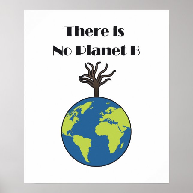 There iIs No Planet B Save The Planet Poster (Front)