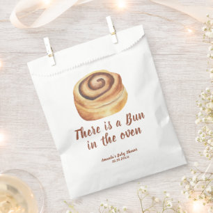 There is a Bun in the oven Baby Shower Favour Bag