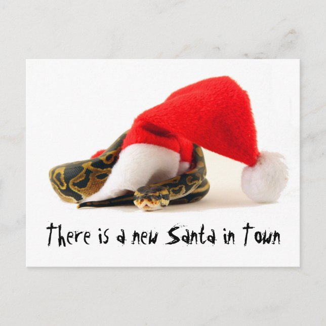 There is a new Santa in Town Holiday Postcard (Front)