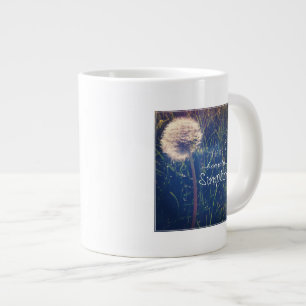 There Is Beauty In Simplicity Large Coffee Mug