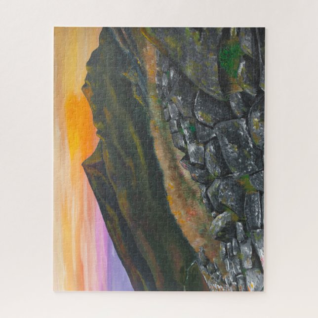 There is fire in the sky puzzle (Vertical)