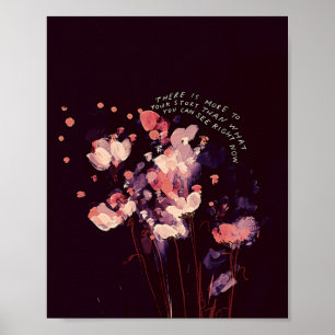 There is more to your story - inspirational quote poster