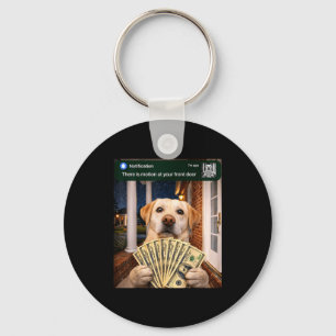 There is motion at front door funny dog motion mem key ring