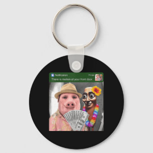 There Is Motion At Front Door Tung Tung Tung Sahur Key Ring
