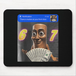 There Is Motion At Front Doortung Tung Tung Sahur Mouse Pad