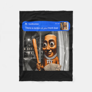 There Is Motion At Front Tung Tung Tung Sahur Fleece Blanket