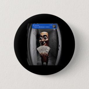 There Is Motion At Front Tung Tung Tung Sahur Meme 6 Cm Round Badge