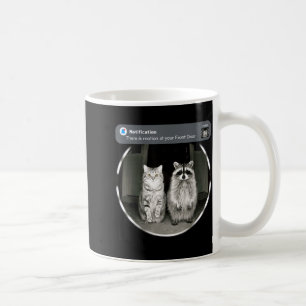 There is Motion at Your Front Door Funny Cat Meme Coffee Mug