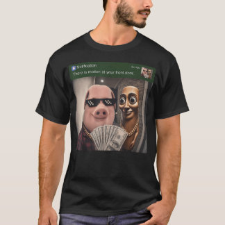There Is Motion At Your Front Door Tung Tung Tung T-Shirt