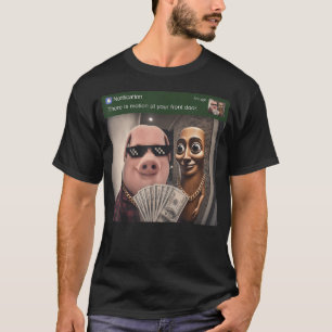 There Is Motion At Your Front Door Tung Tung Tung T-Shirt