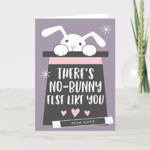 There Is No Bunny Else Like You Valentines Day Holiday Card