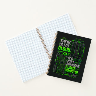 There Is No Cloud Funny Programmer Notebook | Tech