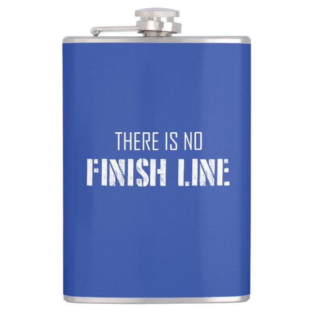 There Is No Finish Line Hip Flask (Front)