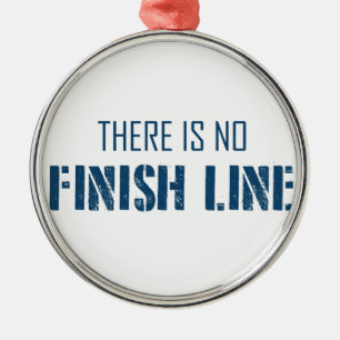 There Is No Finish Line Metal Tree Decoration