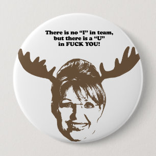There is no I in Team 10 Cm Round Badge