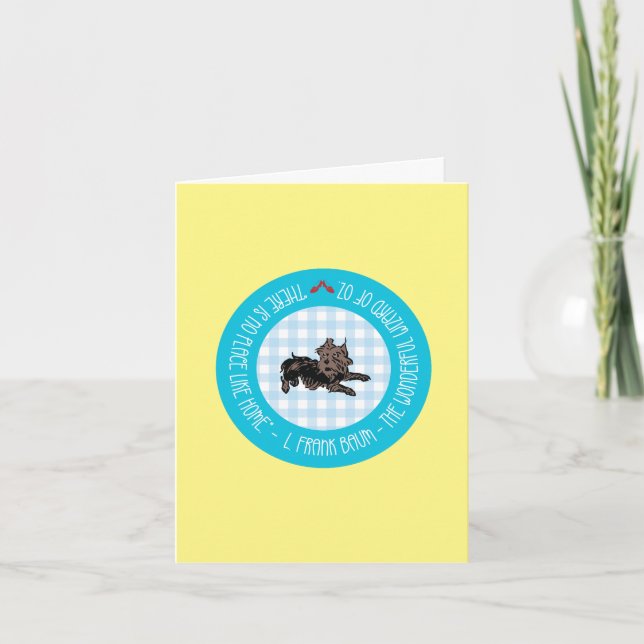 There is no place like home - Customisable Card (Front)