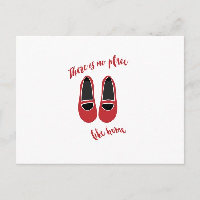 There is no place like home postcard (Front)