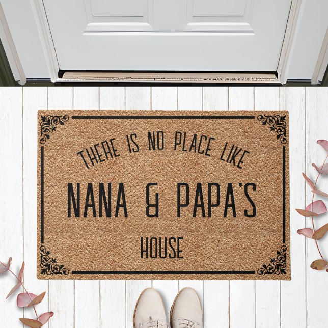 There Is No Place Like NANA & PAPA'S House Doormat (Creator Uploaded)