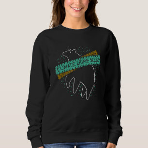 There Is No Planet B  Climate Crime Scene  Polar B Sweatshirt